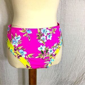 Sugar Beach NWT Colorful Floral Swim Bottom Size Small